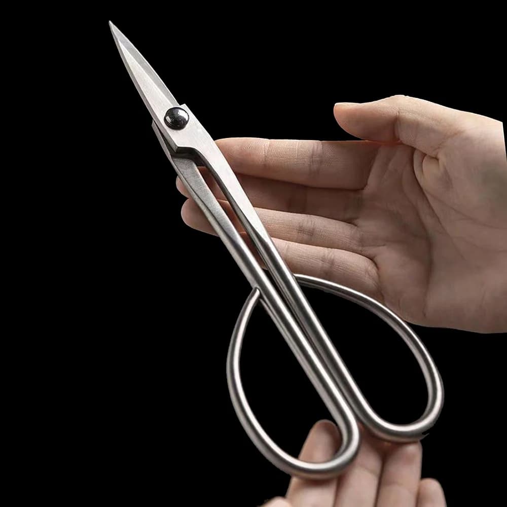 Bonsai scissors with 210 mm long handle Standard 3 cr13 tools for Bonsai alloy steel shears for pruning branches for garden tools for flowers