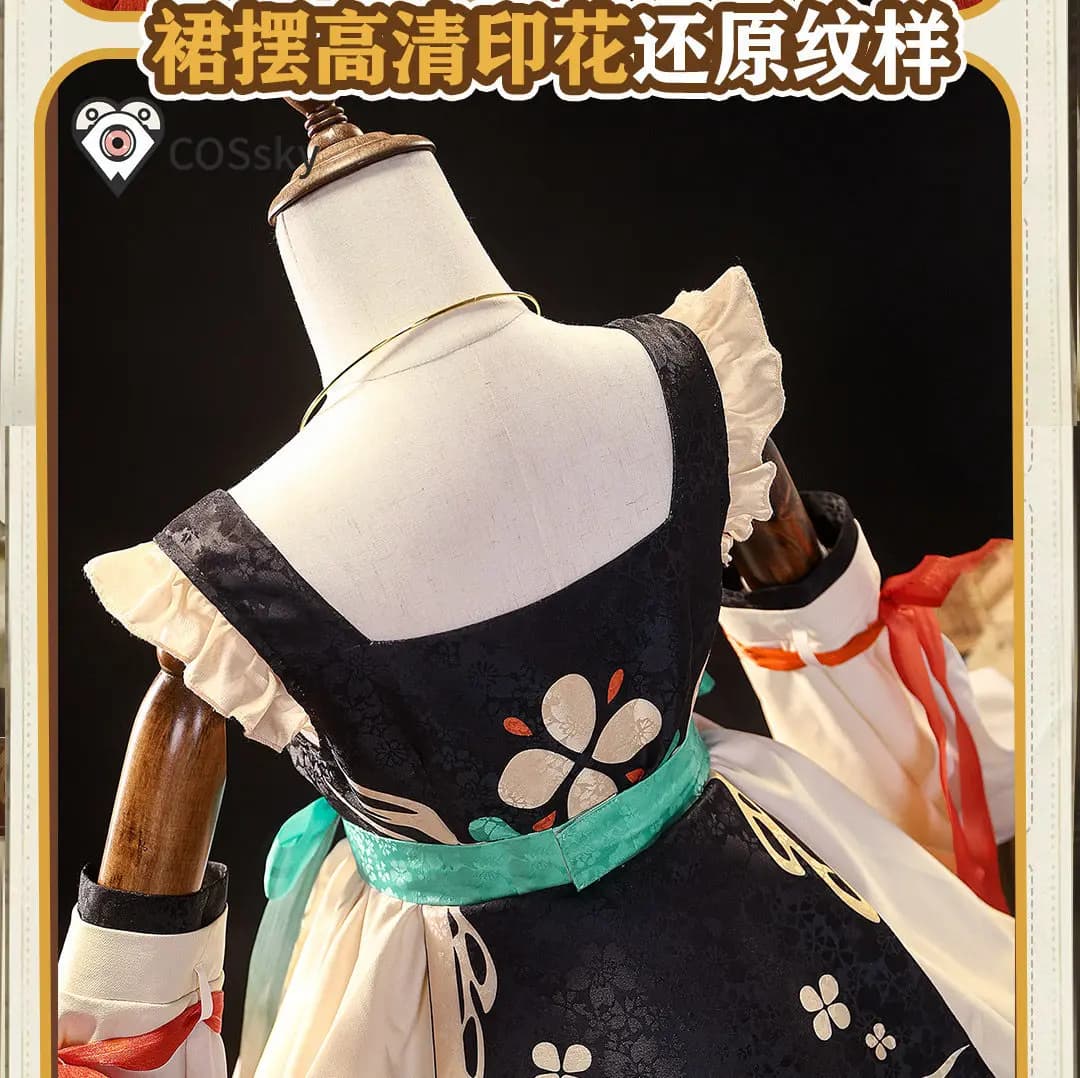 Cosplay Identity V costume - Alice Derose (Memory version) - Sweet Chinese style dress with necklace and socks - Uniform Lolita for Halloween