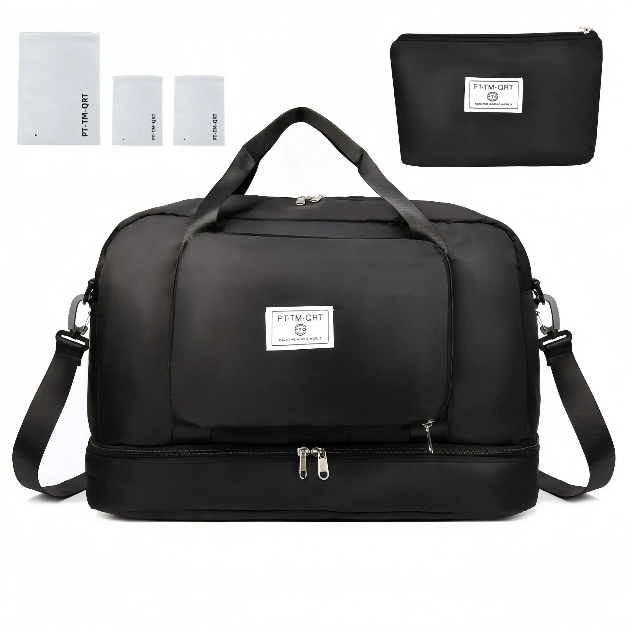 Large-Capacity Sports Luggage Bag Set, Daily Travel, Vacation, Business Trips, Clothes And Toiletries Storage Bag