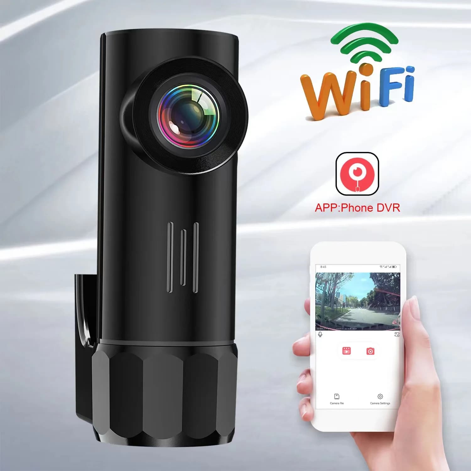APP HD1080P Wifi USB MINI smart car collegato all'alimentazione DVR Dash videoregistratore per visione notturna
