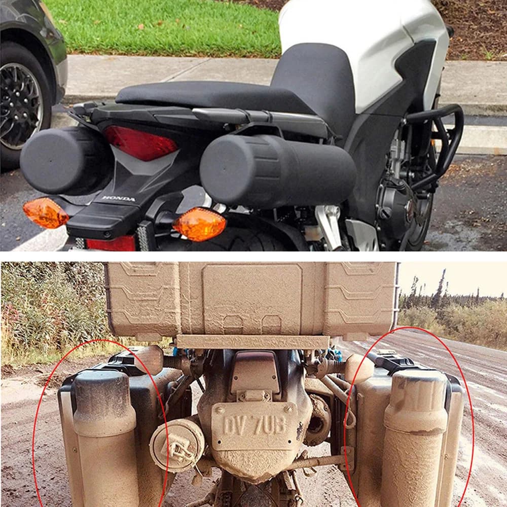 Universal Off-Road Motos Motorcycle Accessories Waterproof Tool Tube Gloves Raincoat Storage Box