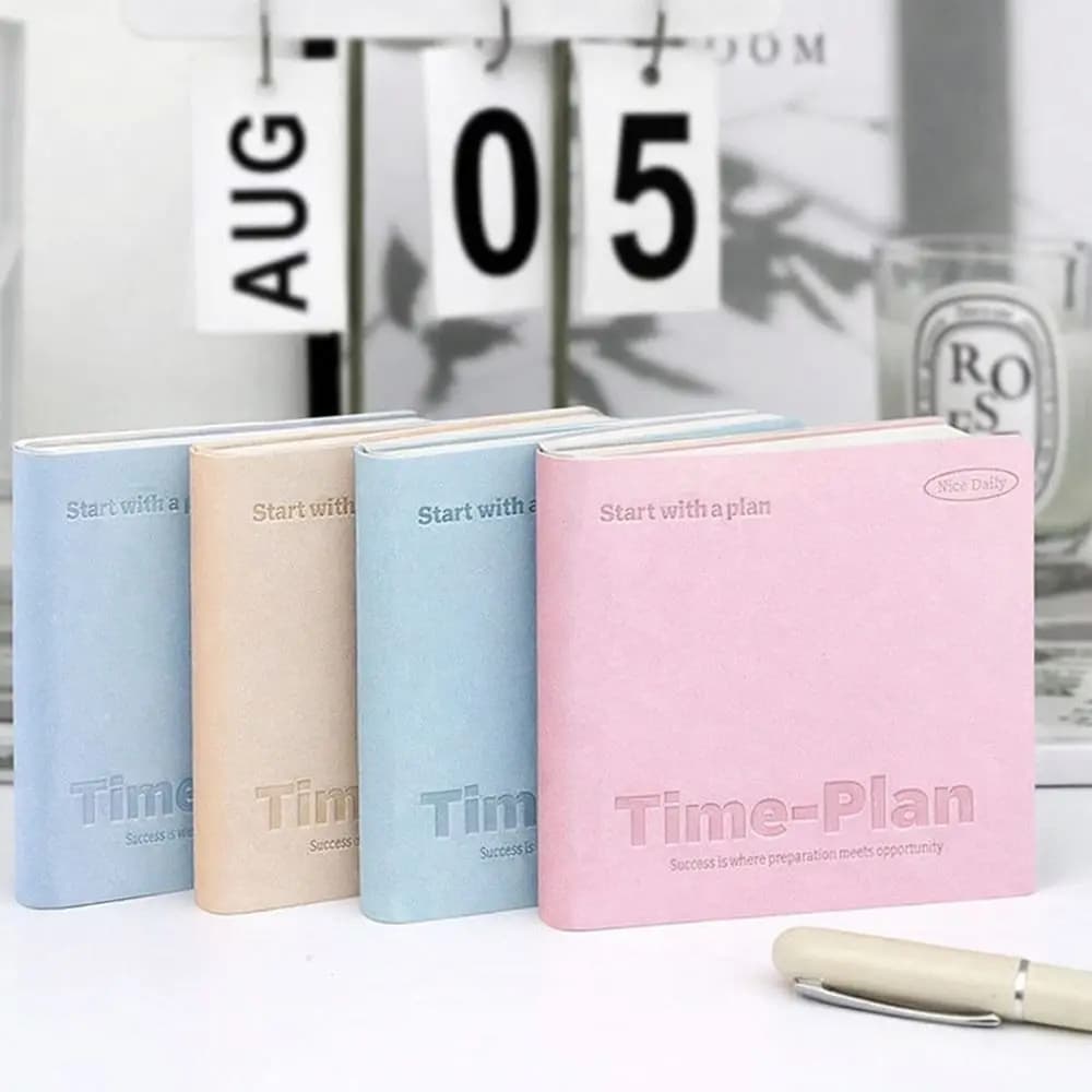 Nuovo Planner Annuale 365 Giorni per la Gestione del Tempo, Agenda per lo Studio, Blocco Note per Appunti e Lista delle Cose da Fare, Taccuino Portatile, Cancelleria per Studenti