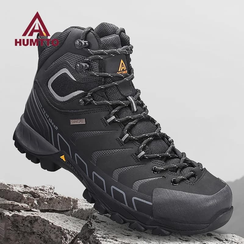 HUMTTO Scarpe da trekking Scarpe da arrampicata per sport all'aria aperta invernali da uomo Caccia Stivali tattici Calde scarpe da ginnastica da trekking da donna