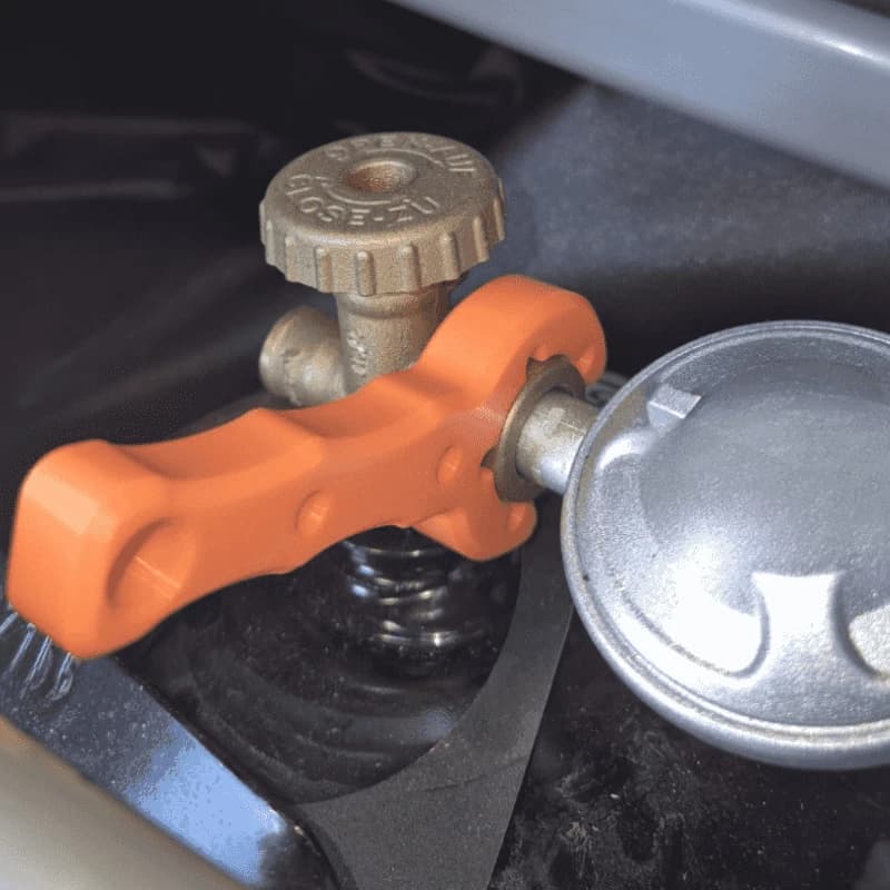 Propane Gas Bottle Connector Wrench Gas Valve Fitting Tool Camping Stove Tank Disassembly Hand Tool