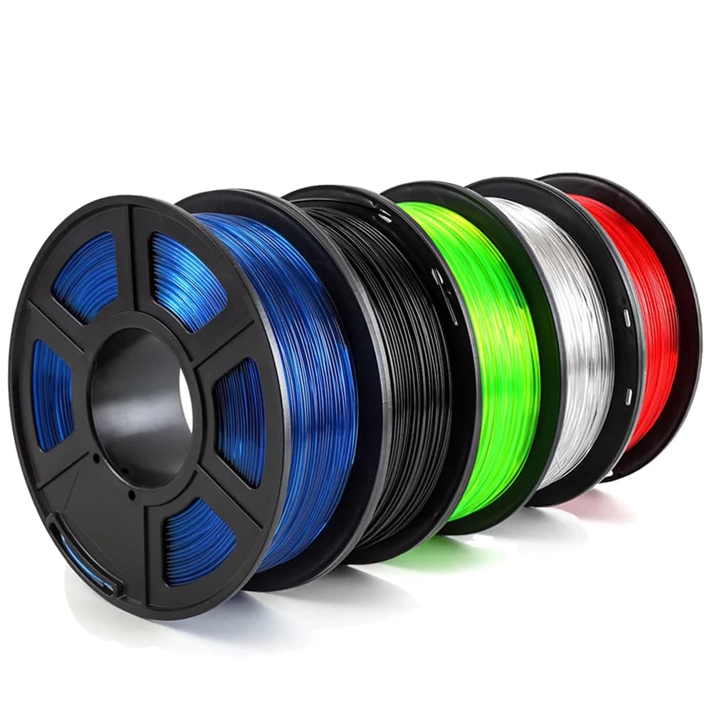 PETG 3D Printer Filament from 1.75 mm Transparent Blue Red 3D Printer Material PETG Transparent green black 250 g/500 g/1 kg