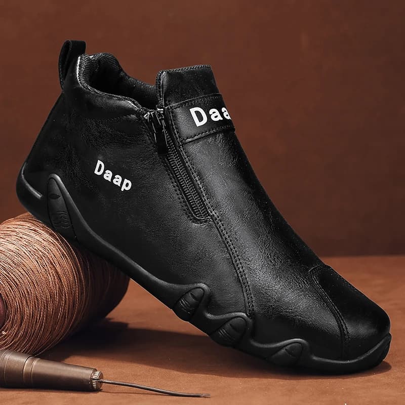 Scarpe casual da uomo di lusso, scarpe in pelle di design, suole morbide, sneakers comode, scarpe basse leggere da esterno, scarpe da passeggio antiscivolo