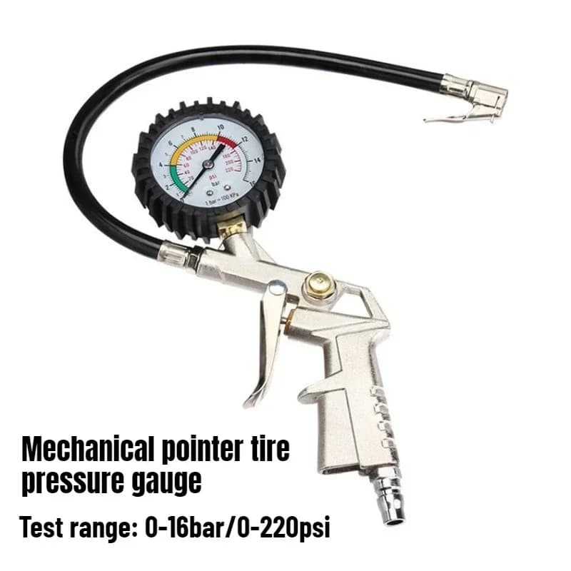 220Psi Manometro per pneumatici automatico Tipo di pistola a pressione per compressore d'aria Auto SUV Moto Pompa di gonfiaggio Strumento di riparazione pneumatici