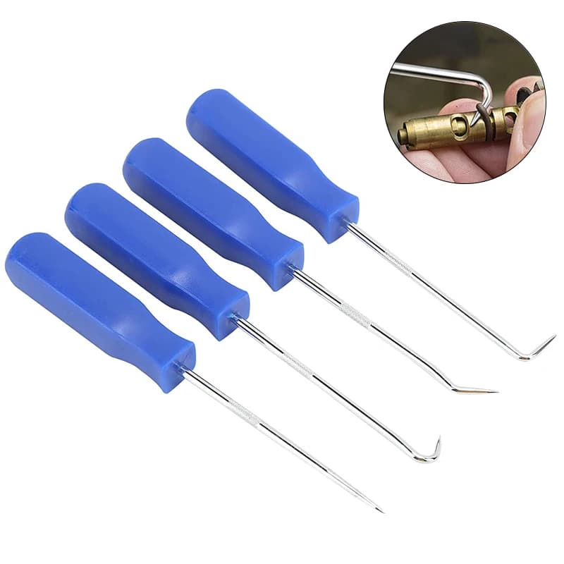 Paraolio Starter Car Pick & Hook Tool 45/90 gradi O Ring paraolio guarnizione estrattore strumenti manuali per il recupero di rondelle parti