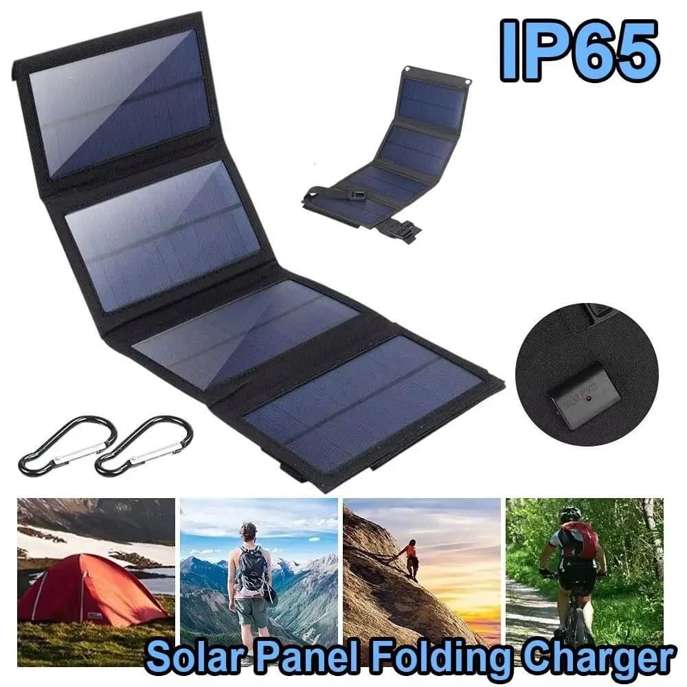 Waterproof 20W Foldable Solar Panel Kit Foldable Design Environment Protection Foldable USB Solar Panel Ultra-thin Sensitive