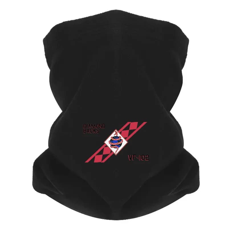 Emblema del globo del serpente diamante verricello nero Uomo Sciarpa da esterno Maschera Ghetta per il collo Cappello Berretto da donna Copricapo Antivento Mantieni caldo l'inverno Mu