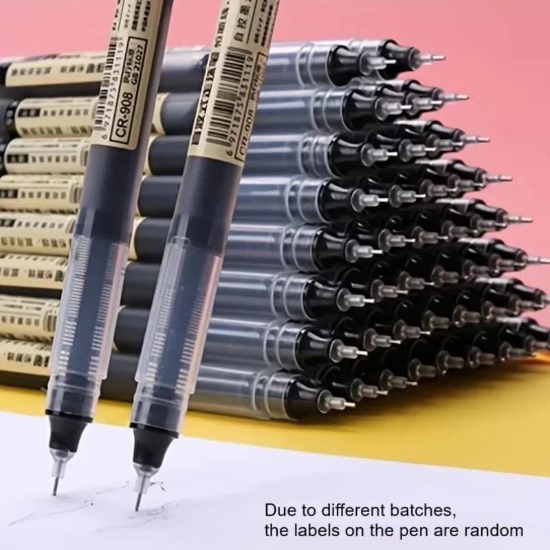 10 pz/set di Alta Qualità Tipo di Ago Penne Gel Dritto Penna A Sfera Liquida Kawaii Cancelleria Scuola Accessori Per Ufficio 3 colori