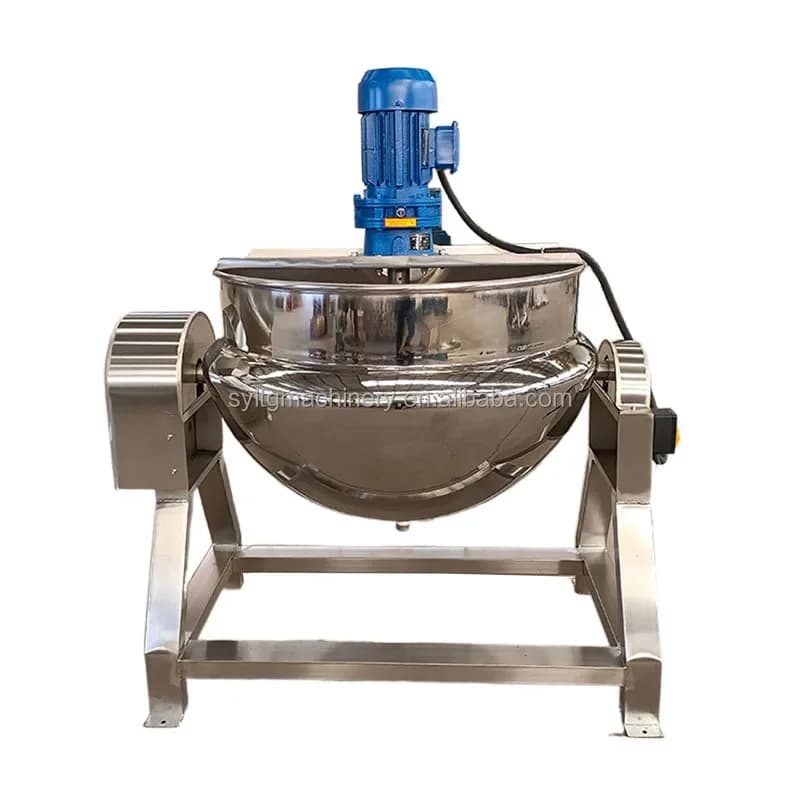 inNOVITA inMini Stainless Steel Pot 50-1000 Liters for Cottura Zucchero, Sciroppo and Caramelle, with Mixer and Vapore Coating