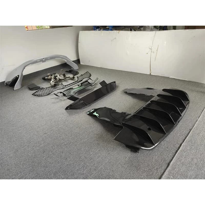 Forged Carbon Fiber Rear Lip Diffuser Body Kit for Gallardo LP550 LP560 LP570 LP580