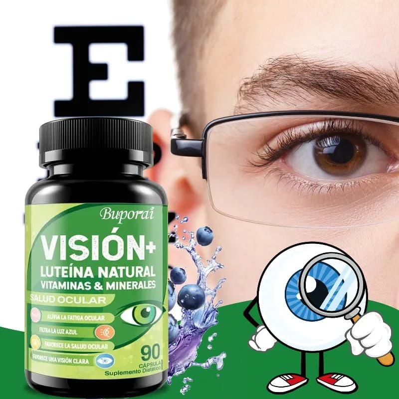 Integratore per la Salute degli Occhi - con Luteina, Antiossidanti, Vitamine Essenziali per la Vista, Riduce l'Affaticamento degli Occhi, Integratore Alimentare