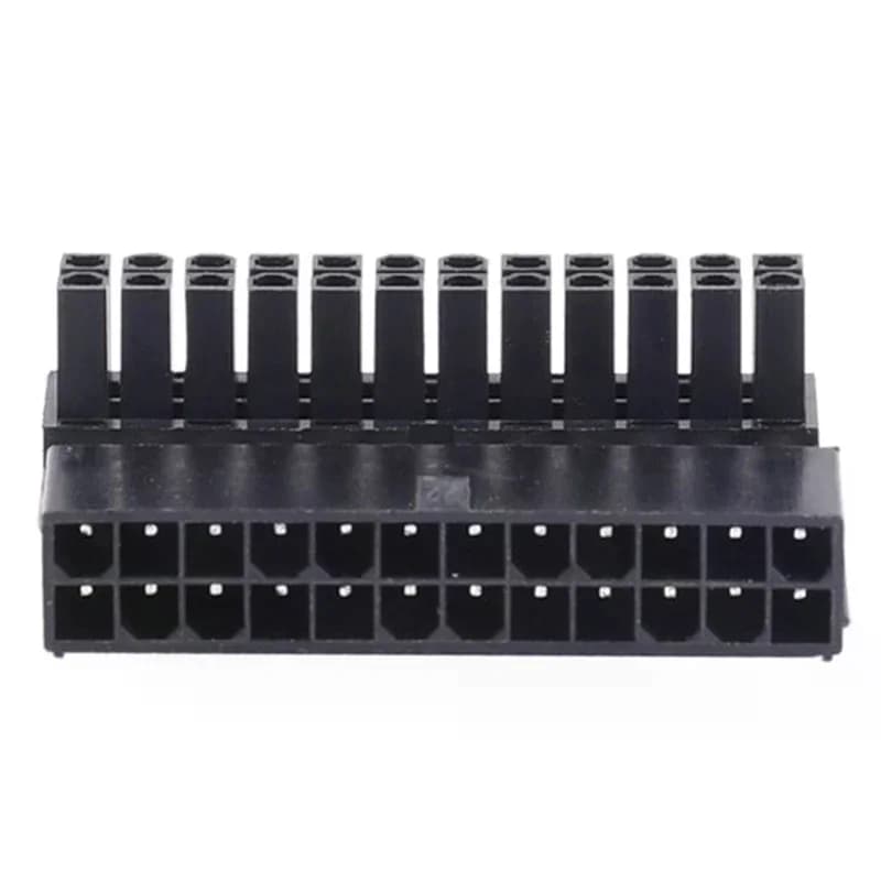 ※ATX 24Pin 90 degree 24 pin to 24pin Power Plug Adapter Mainboard Motherboard Power Connectors For Modular for Power