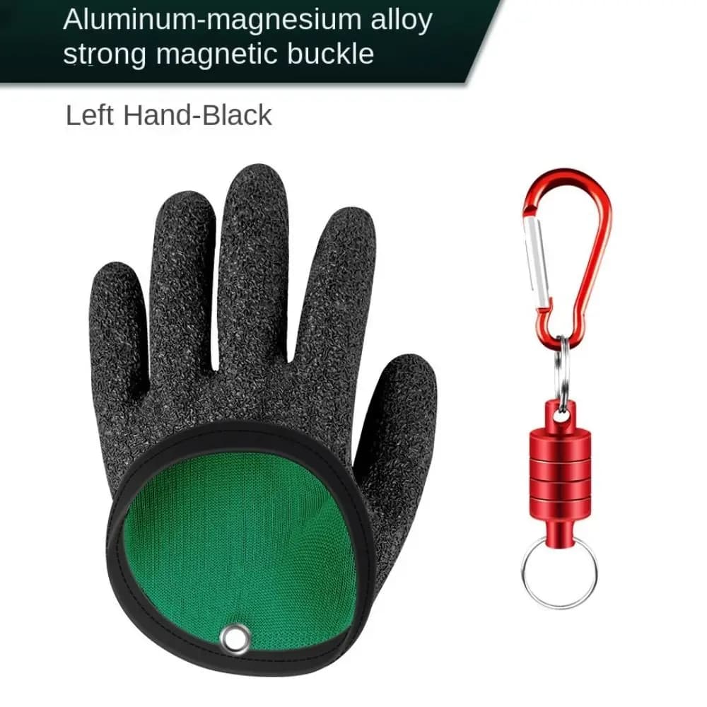 Guanti in lattice impermeabili per la pesca, multifunzionali, antiscivolo, resistenti alle perforazioni, a dita intere, resistenti all'usura
