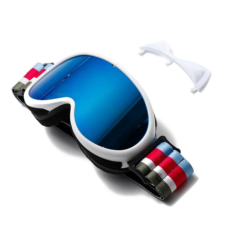 Occhiali da Neve Ovali Carini per Bambini, Occhiali da Sci e Snowboard Personalizzati, Occhiali da Neve per Bambini, Vendita all'Ingrosso