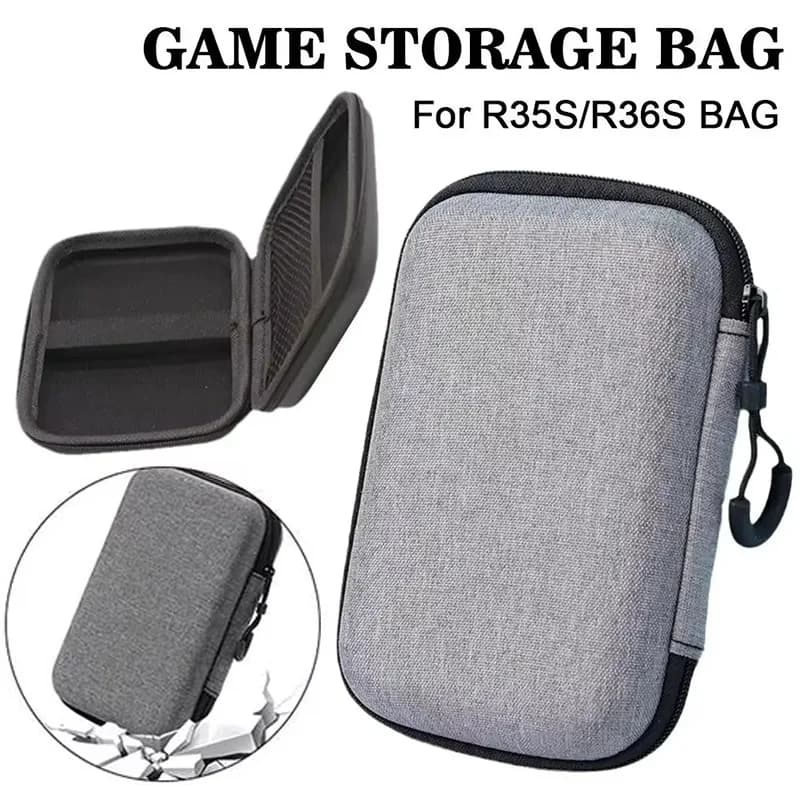 Custodia Protettiva Rigida in EVA per R36S/R35S, Borsa per il Trasporto di Console da Gioco, Custodia Protettiva per Console da Gioco, Scatola per il Trasporto da Esterno, Accessori per Giochi
