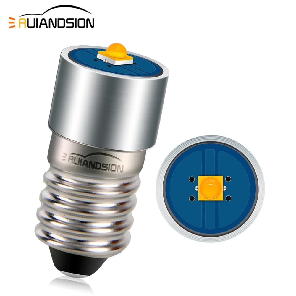 1 Pz 3 W E10 Conversione Led Lampadina di Aggiornamento Per Petzl Zoom Duo Razorback Lanterna Torcia Elettrica Faro 6 V-30 V 3 V 4.5 V 12 V 18 V 24 V
