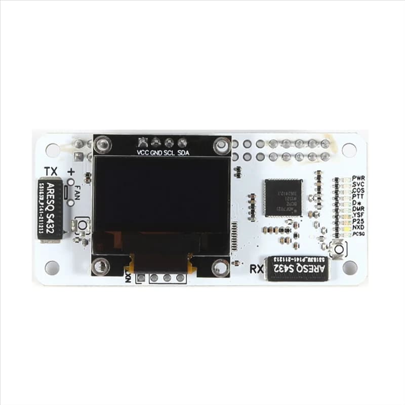 A37T-Scheda Hotspot PC + Duplex Metal MMDVM UHF VHF + OLED + Integrated antenna support P25 DMR YSF for Raspberry Pi Zero W 0W 2W 3B 4