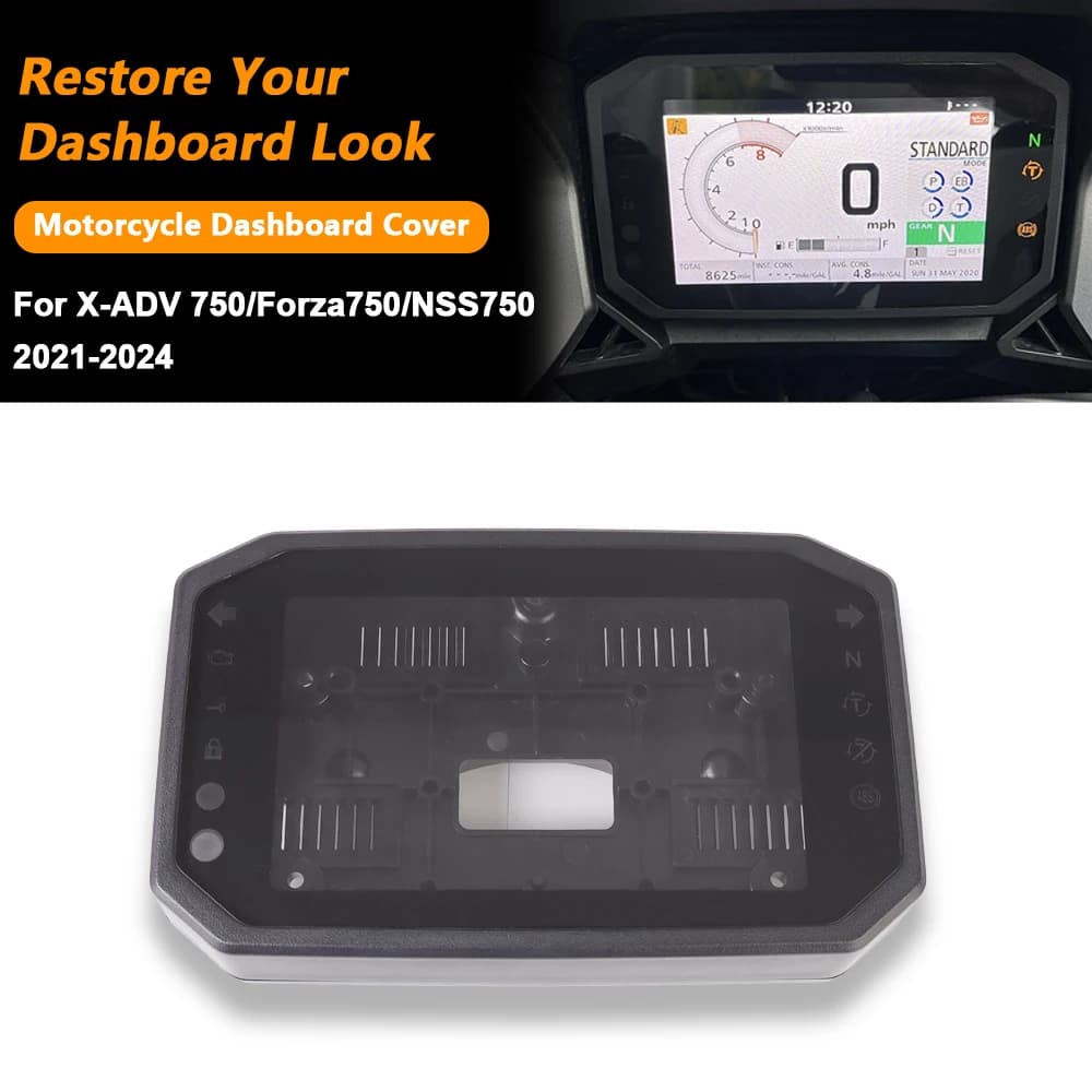 Motorcycle Dashboard Cover Speedometer Shell Housing ABS Plastic Meter Case For Honda X-ADV 750 Forza 750 NSS750 2021-2024 Parts