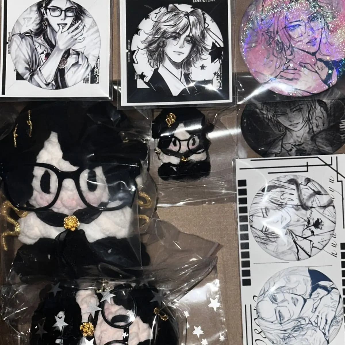 Huachenyu series of hand-knitted dolls, concert-themed knitted doll ornaments, accompanied by gifts