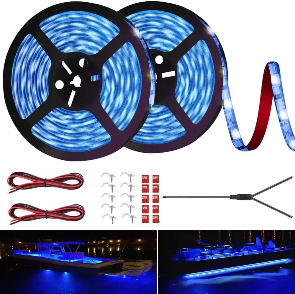 LED Strip Lights for Boats, Indoor Lighting Waterproof, Undercover Lights, Bridge Lights Boat, Night Fishing Lights
