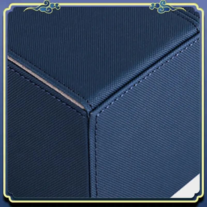 Portatile 2X Ultra 200 + Carte Deck Box Giochi da tavolo in pelle PU Carte Deck Case per Magicalalal Le carte MGT/Giochi di raccolta,Blu