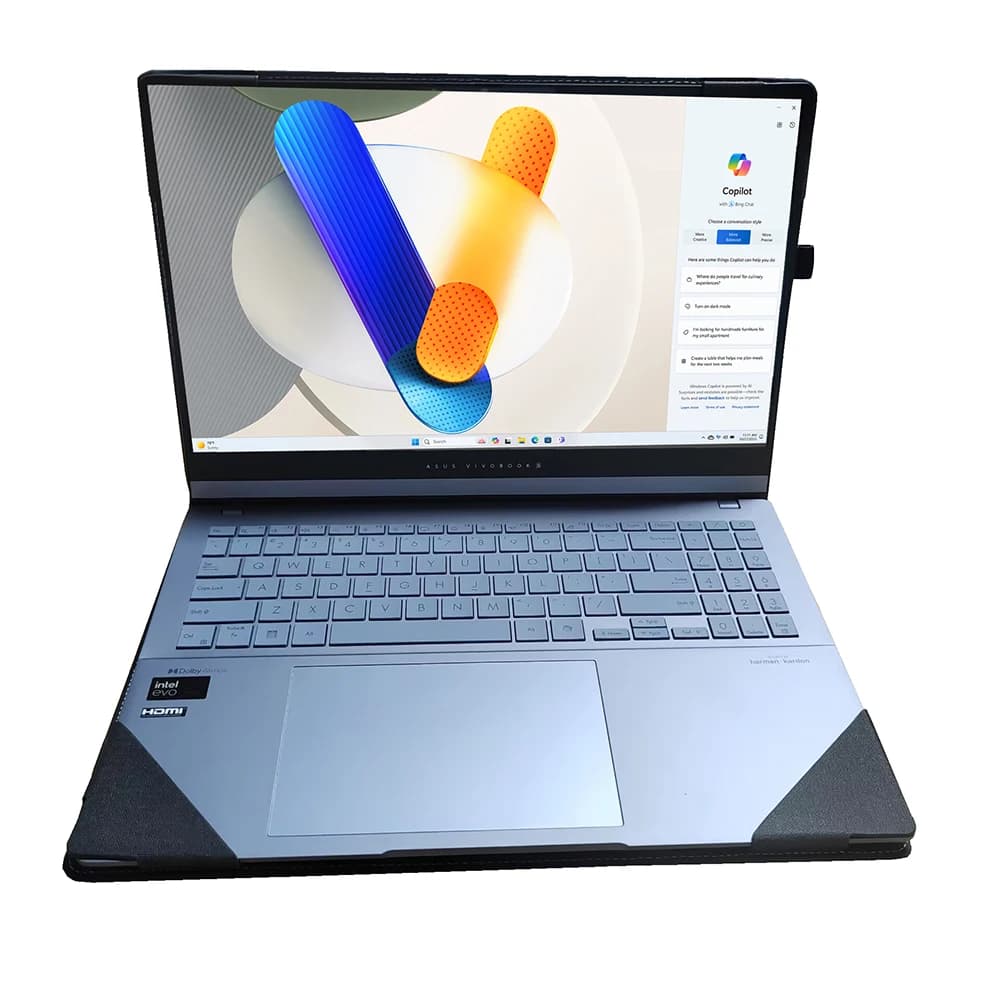 Custodia per laptop per ASUS Vivobook S 15 OLED S5506 15.6 pollici Pro 15 2024 M5506UA S5506MA Nuova custodia protettiva in pelle PU