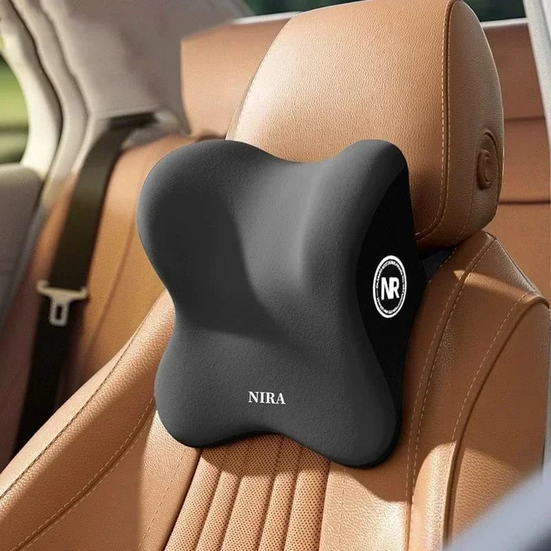 NUOVO Supporto Lombare per Poggiatesta Auto, Cuscino Lombare in Memory Foam, Cuscino per Collo Comodo, Accessori Auto