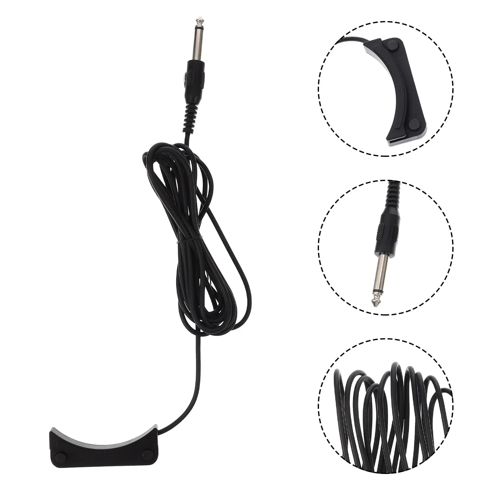 Pickup per Chitarra Acustica Senza Foratura, Durevole e Pratico, Accessorio Sonoro per Chitarra Acustica, Trasduttore per Ukulele