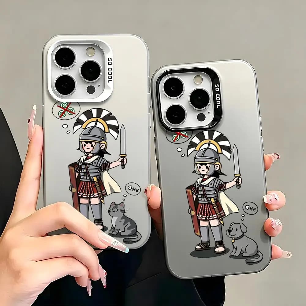 R-Roman Legion Phone Case Premium phone cases for iPhone 16/15/14/13/12/17 Pro Max Plus, resistant to yellowing.