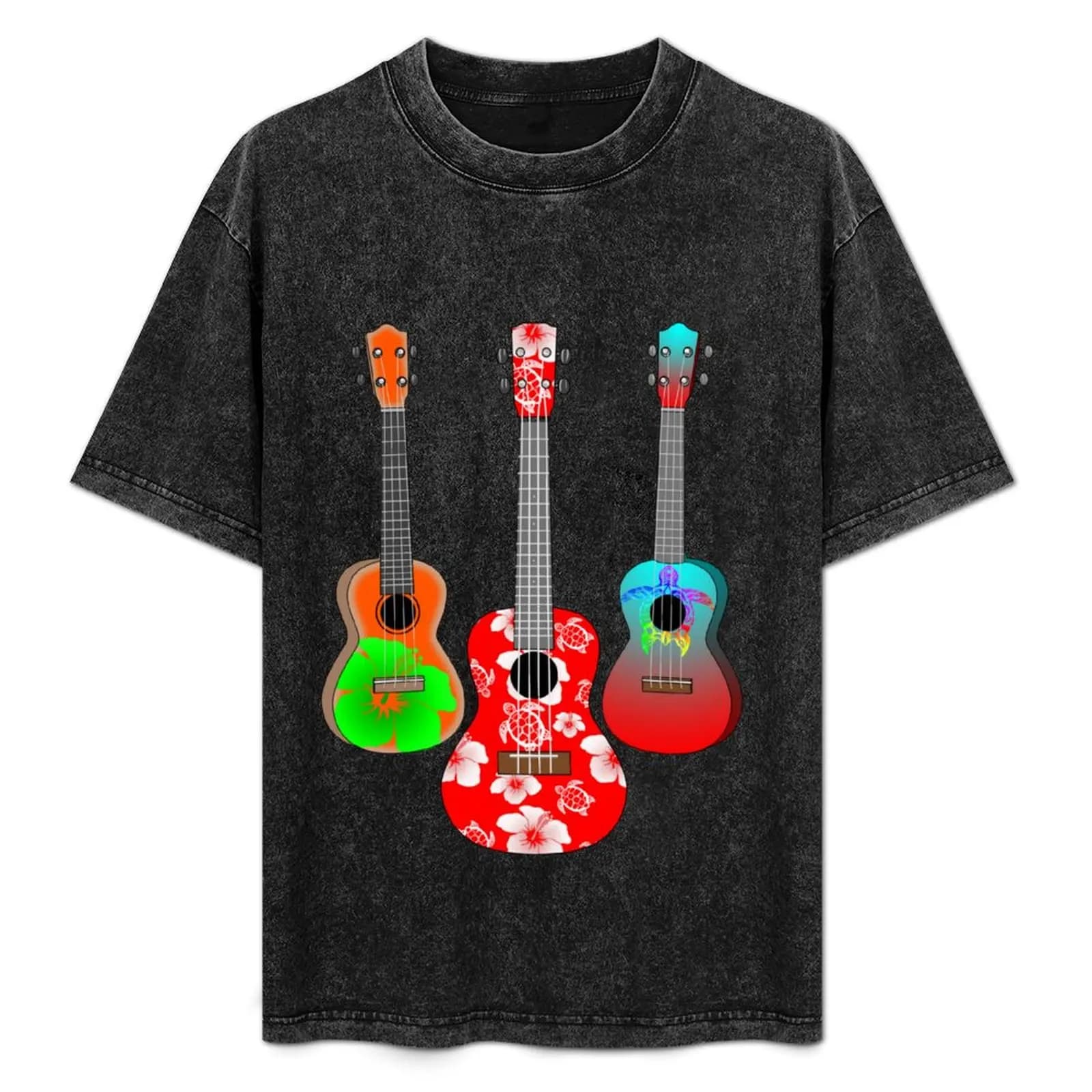 T-shirt Three Tropical Ukuleles per le vacanze estive