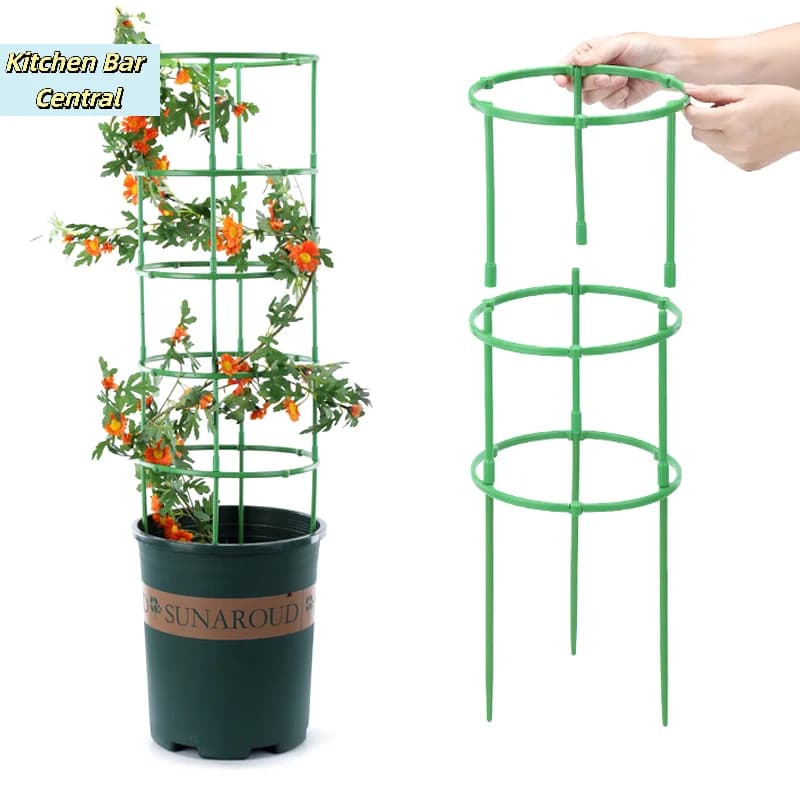Set di 1 traliccio per pomodori regolabile, tutori per piante, gabbia di supporto per piante di pomodoro, accessori per la crescita di piante in vaso da giardino
