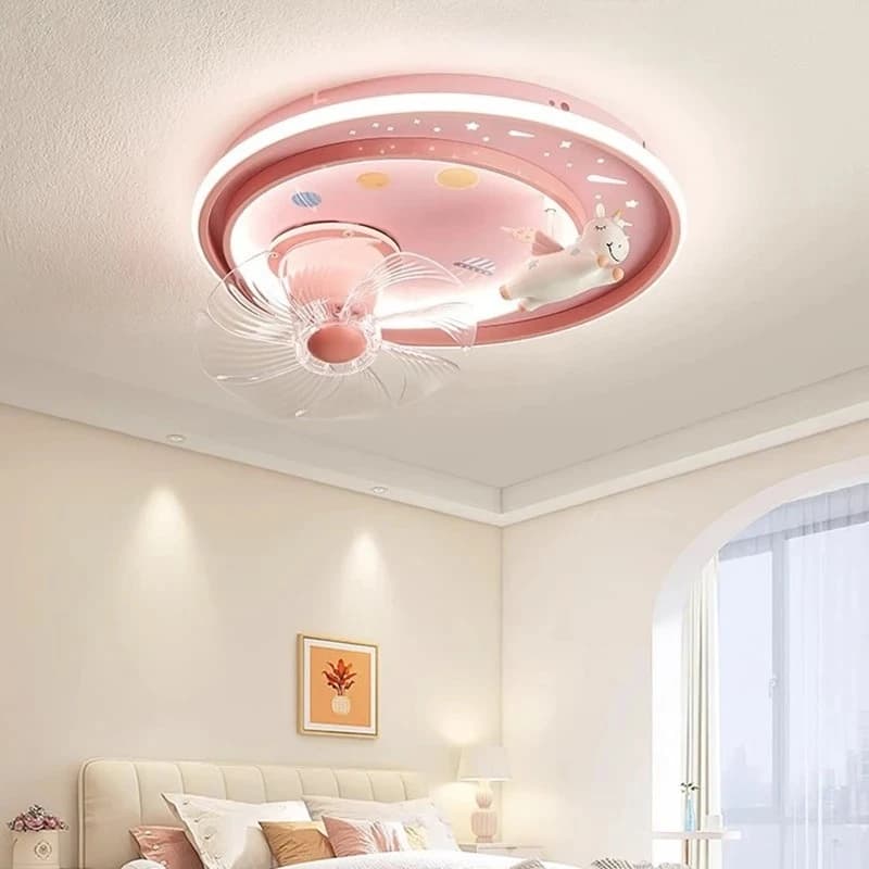 2026 Nuovo ventilatore da soffitto per camera da letto nordica con luce a LED e controllo Ventilatore elettrico Plafoniere Lampade da soffitto per sala da pranzo Luce per interni