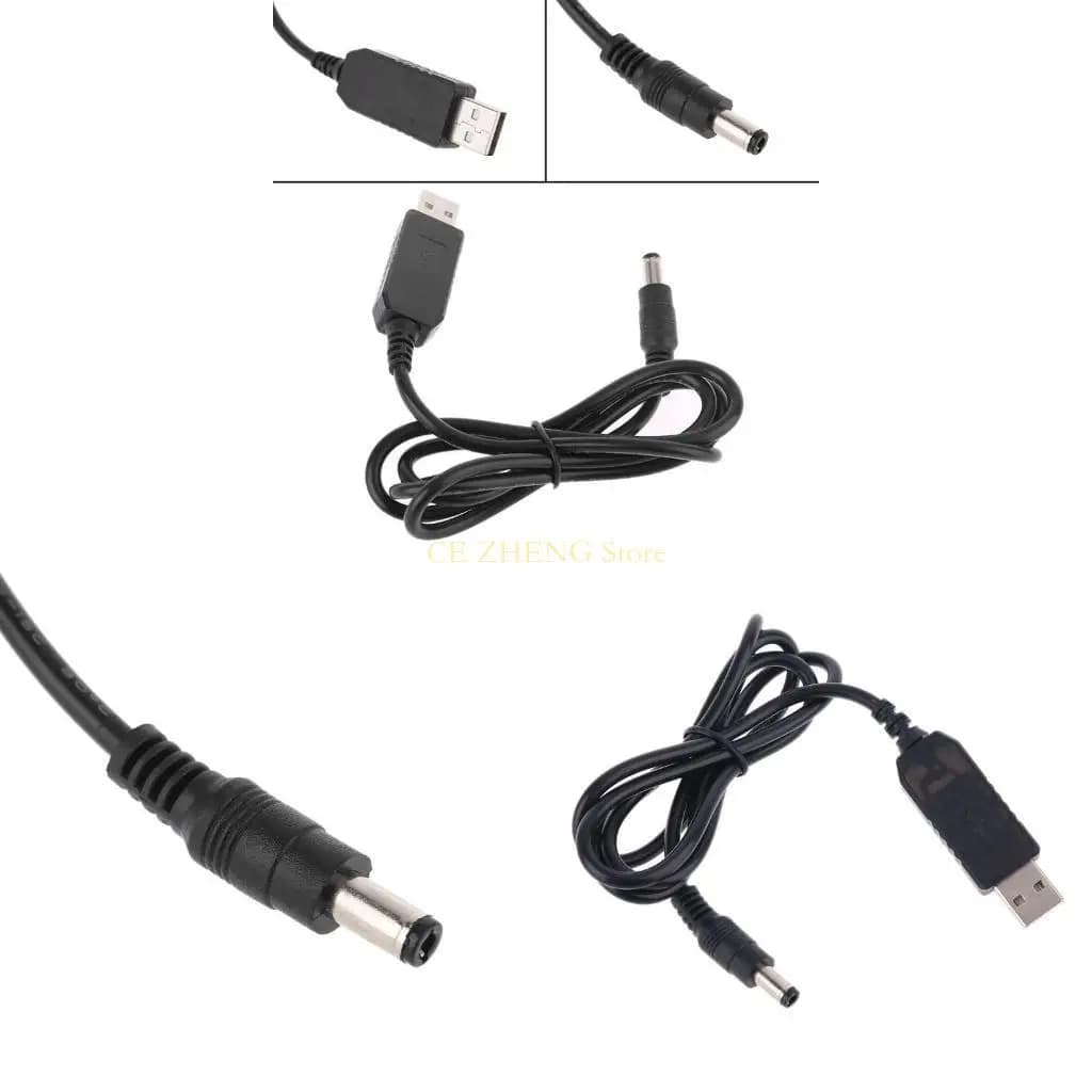 E56B for USB to 12V 1.5A 5.5 1 mm cable increase for L router