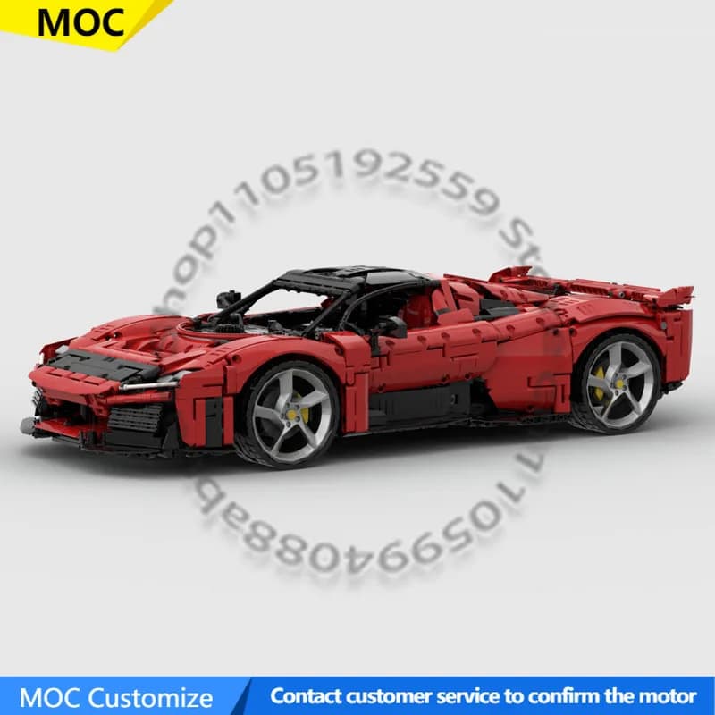 5117 PCS Speed King F80 MOC Personalizza Blocco di costruzione modulare Design creativo Giocattolo educativo per l'apprendimento Giocattolo fai da te Regalo di Natale