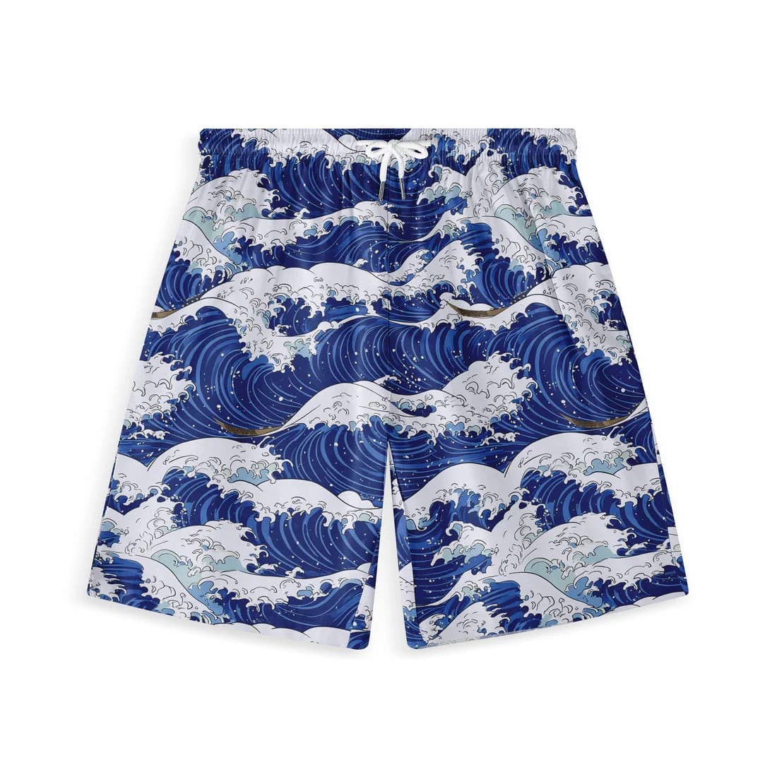 Costume da Bagno Uomo con Stampa Giapponese 3D, Pantaloncini Hawaiani con Motivi di Pesci, Shorts Estivi da Nuoto con Cordoncino, Pantaloncini Casual