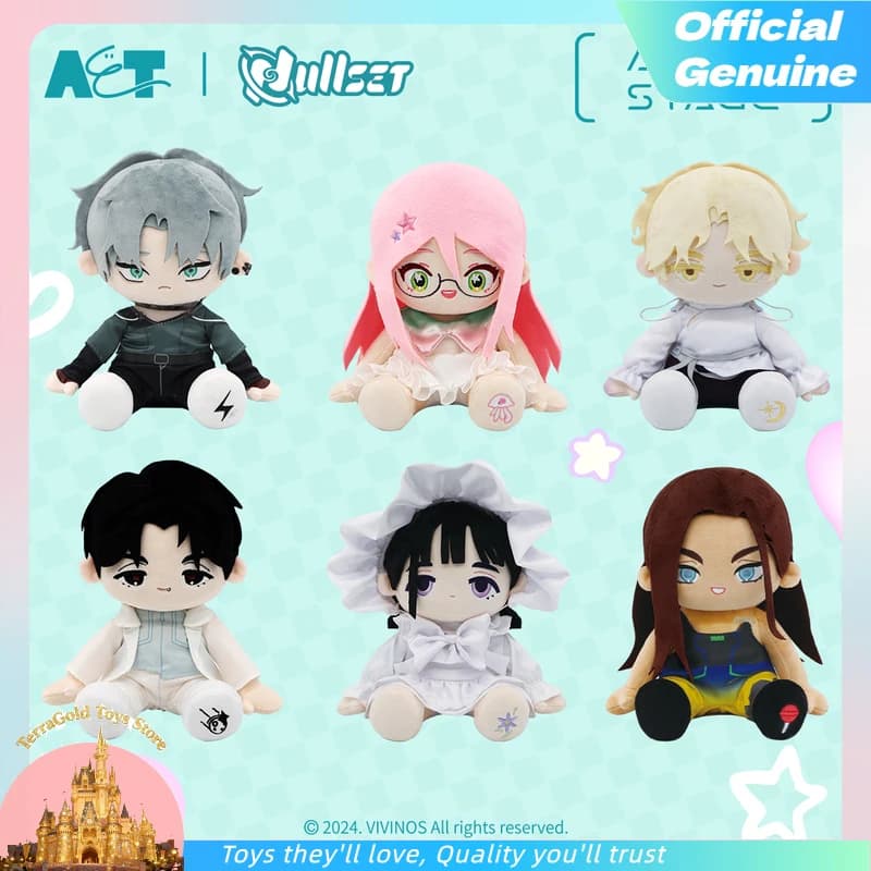 Originale Alien Stage Ivan fino a 20 cm bambola di cotone cuscino corpo vestire peluche peluche cosplay Natale Kawaii Anime regali a sorpresa