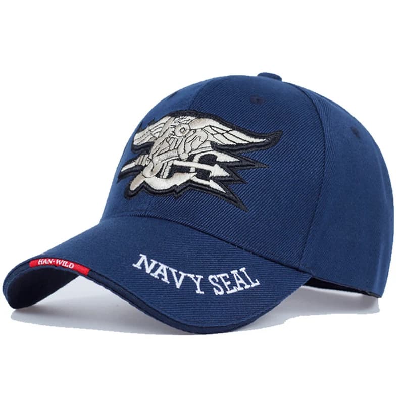 Embroidered baseball caps of the assault team with unisex seal Adjustable random hats for spring and autumn outdoors Sun protection hat