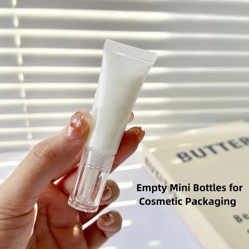 Lotion container with screw cap Soft eco-friendly plastic dropper tubes for hyaluronic acid for skin care