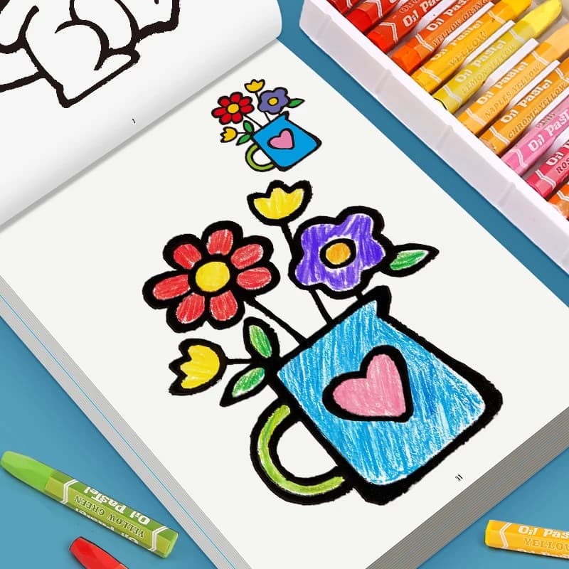 32 Pages of Fun Drawing Enlightenment Book 32 Cartoon Patterns Children's Coloring Book Interactive Drawing Activity Book