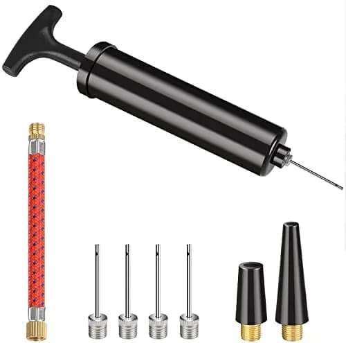 Ball pump, soccer valves, basketball pump with needles, valve adaptor, football ball basketball air tube Rugby