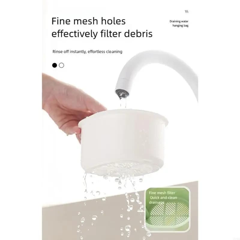 Hanging Kitchen Sink Strainer Basket Household Waste Separator Filter, Multi-Purpose Fruit Washing Draining Basket with