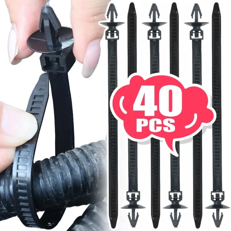 Clip di fissaggio universale in nylon per autoveicoli Tipo push Rivetto Fascetta per cavi per auto Fibbia Fermo per pannello Protezione motore Fissaggio della fodera sottoscocca