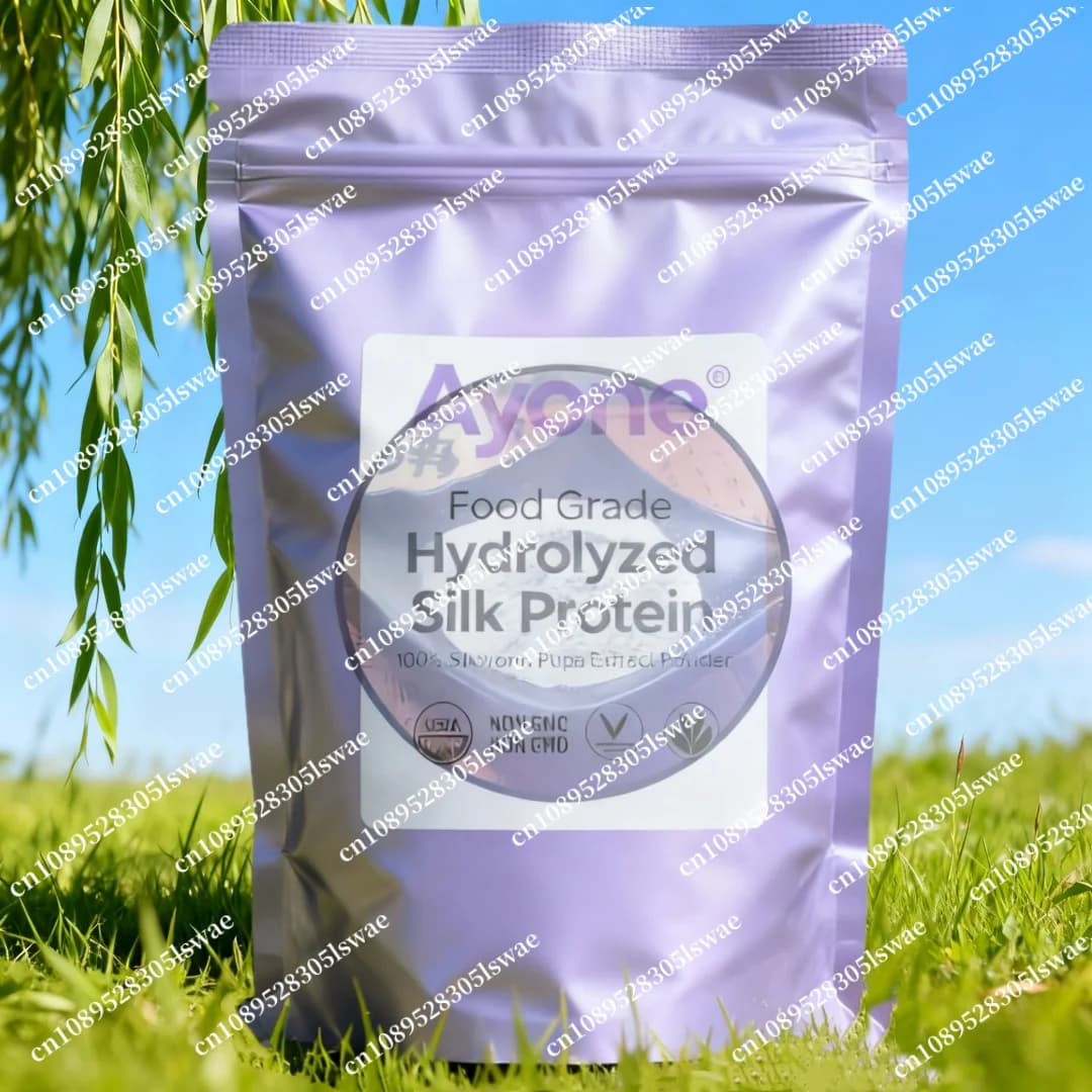 Household Products Soap Making/Spices Hydrolyzed Silk Protein Peptide Powder, Skin Whitening Free Shipping
