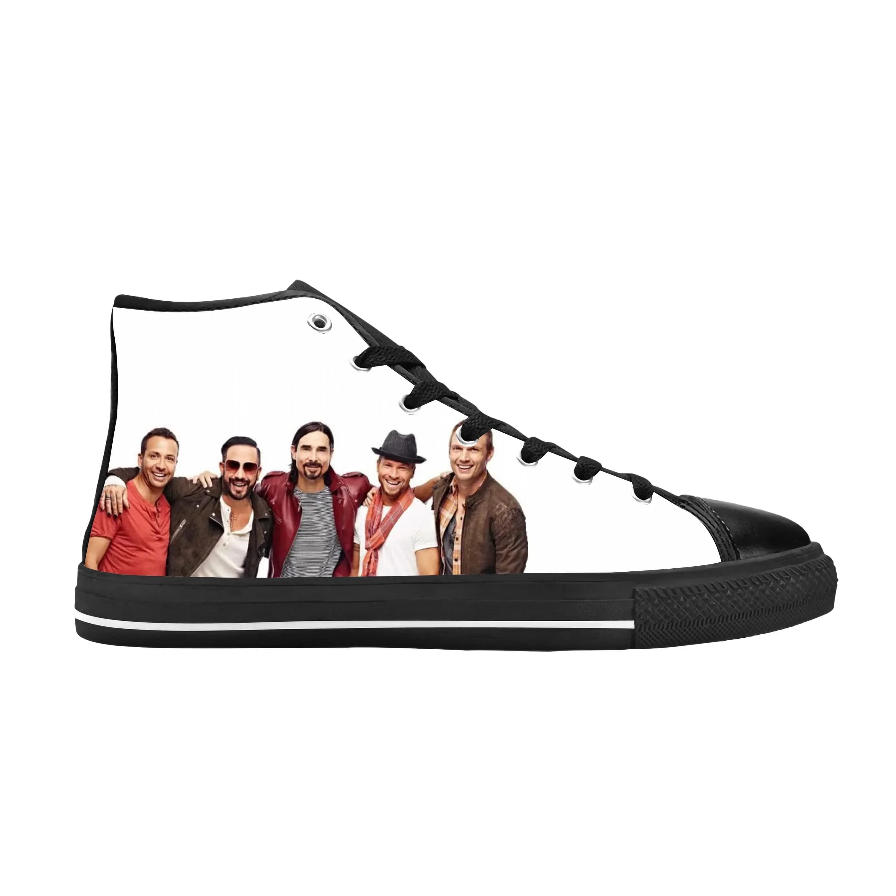 Sneakers alte personalizzate Backstreet Boys BSB, scarpe alla moda e resistenti per i fan
