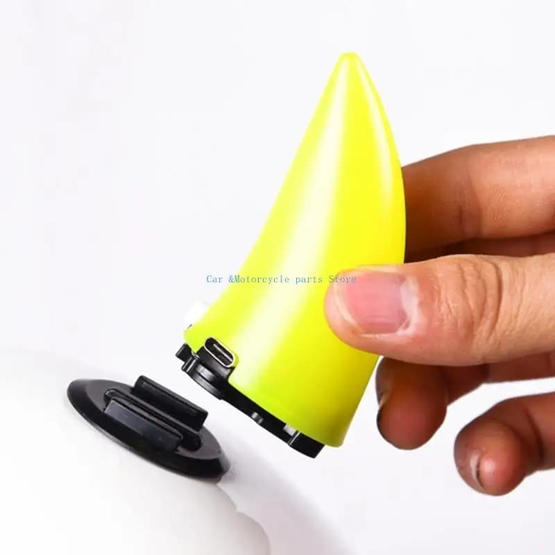 Y9UC Casco da per bici elettrica Cool Devil Decorazione in corno bue Copricapo fuoristrada Diavolo