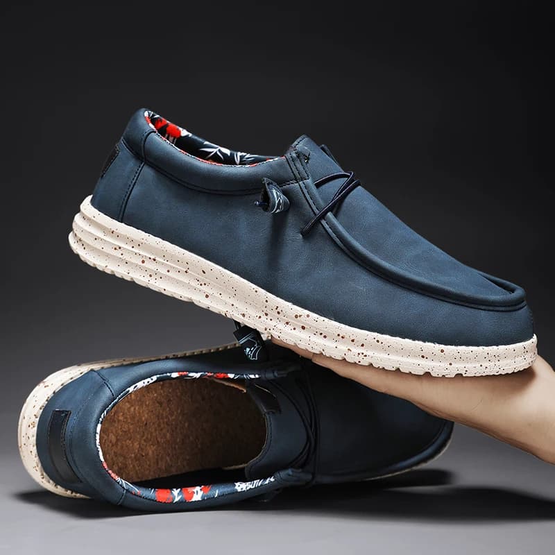 Fatigue Reducing Slip on Loafers Convenient Slip on Style, Breathable Outer Resist Damp, Arch Support Relax Long-Time Walking