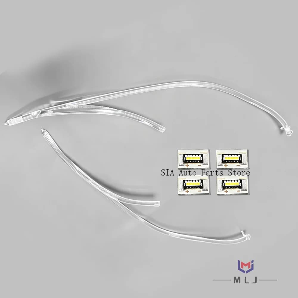 For LEXUS LS460 2013-2016 White LED Angel Eye DRL Chip and Light Guide Tube Source Board chip car Headlight Accessories